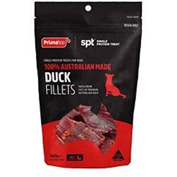 Prime Duck Fillets Dog Treats 100g