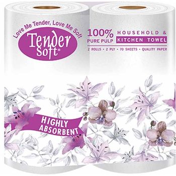 Tender Soft Kitchen Paper Towel 2 Rolls