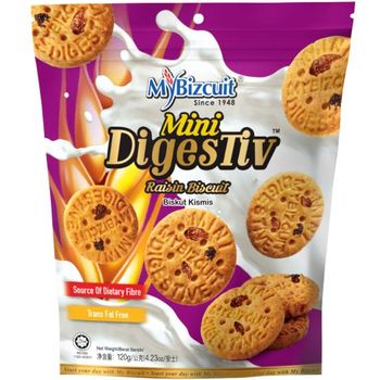 MyBizcuit Mini Digestive Raisin Biscuit 120g