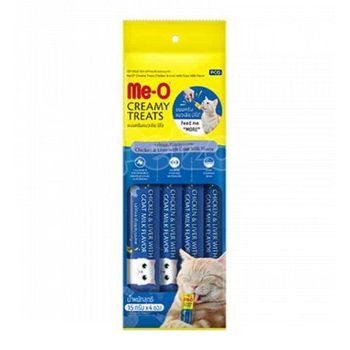 Me-O Creamy Treats Chicken-Liver And Goat Milk Cat Treats 60g