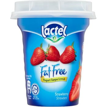 Nestle Lactel Fat Free Yogurt Strawberry 125g
