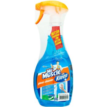 Mr Muscle Glass Cleaner With Refill Super Active