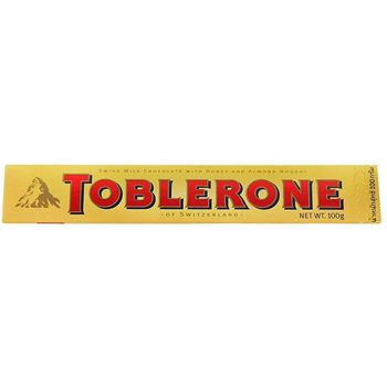 Toblerone Swiss Milk Chocolate With Honey And Almonds Nougat Bar