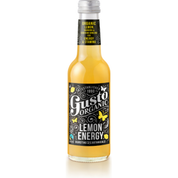 Gusto Organic Lemon Energy 250ml