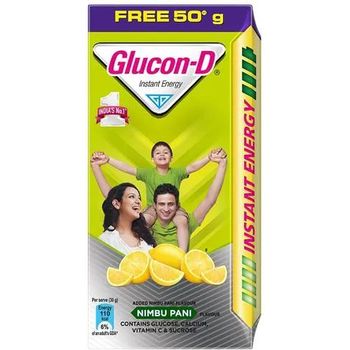 Glucon D Instant Energy Health Drink Nimbu Pani 75g