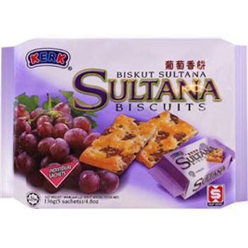Hup Seng Kerk Sultana Biscuits Raisin 136g