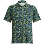 Under Armour Playoff 3.0 Printed Herren Poloshirt Navy/Starfruit