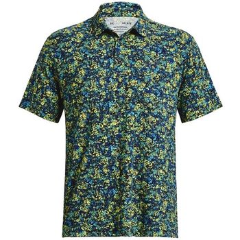 Under Armour Playoff 3.0 Printed Herren Poloshirt Navy/Starfruit