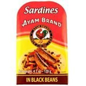 Ayam Brand Sardines In Blackbean Sauce 120g