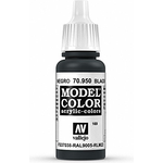 Vallejo Black Model Color Paint 17ml