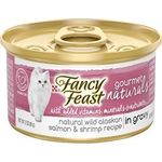 Purina Fancy Feast Natural Wild Alaskan Salmon & Shrimp In Gravy 85g