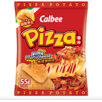 Calbee Potato Chips Spicy Melty Cheese Pizza Flavour 55g