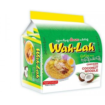 Wah Lah Noodle Chicken Coconut Noodle Multi Pack 5 x 62g