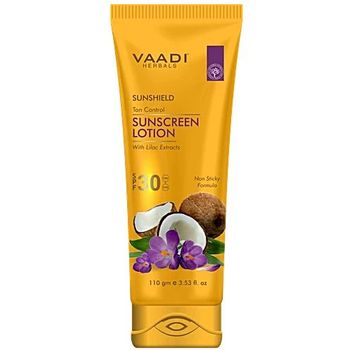 Vaadi Sunscreen Lotion SPF 30 With Lilac Extract Non Greasy 110ml