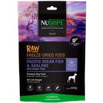 Nutripe Dog Raw Freeze Dried Pacific Ocean Fish & Abalone with Green Tripe 400g