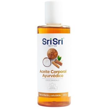Sri Sri Aceite Corporal Con Coco y Sandalo 200ml