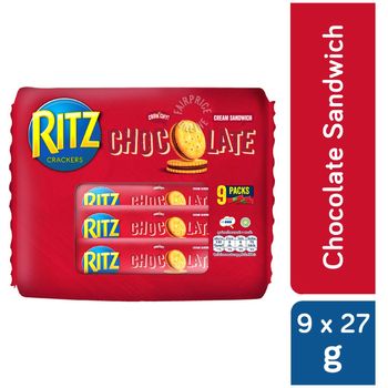 Ritz Sandwich Biscuits Multipack - Chocolate Cream 243g