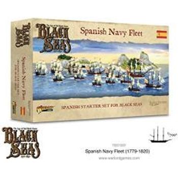 Warlord Black Seas The Age of Sail Spanish Navy Fleet for Black Seas Table Top Ship Combat Battle War Game 792013001