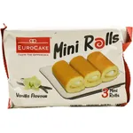 Eurocake 3 Mini Roll Vanilla 60g