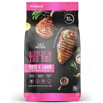 Absolute Holistic Dog Kibbles In The Bag Beef And Lamb 2kg