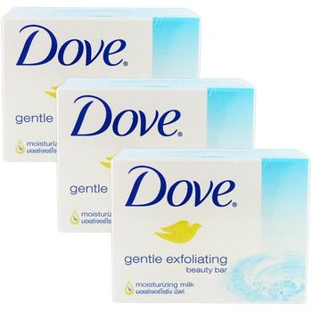 Dove Gentle Exfoliating Beauty Bar 3pcs 100g