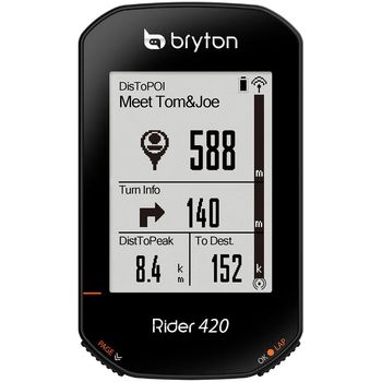 Bryton Rider 420t GPS Cycling Bike Computer