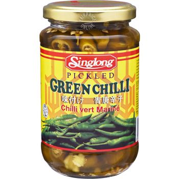 Sing Long Pickled Green Chilli 200g