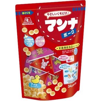 Morinaga Baby Crispy Steamed Bread 34g