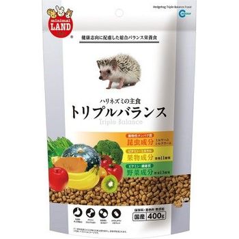 Marukan Hedgehog Triple Balance Food 400g [9 bags]