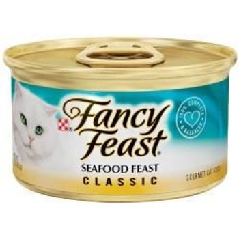 Purina Fancy Feast Seafood Feast Classic Gourmet Cat Food