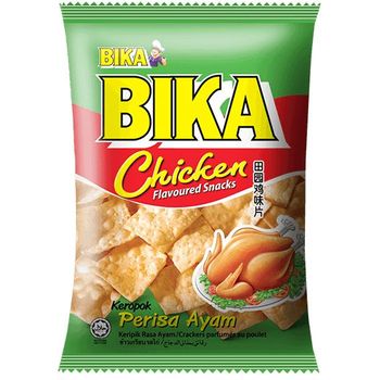 Bika Chicken Flavoured Snacks 12g