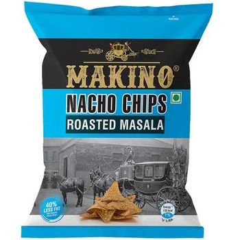 Makino Nacho Chips Roasted Masala Lesser Fat 60g
