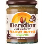 Meridian Organic Crunchy Peanut Butter 280g