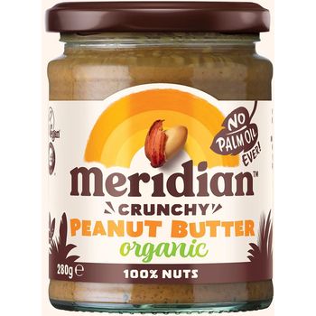 Meridian Organic Crunchy Peanut Butter 280g