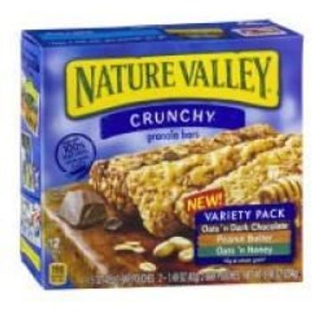 Nature Valley Variety Pack Crunchy Granola Bars 253g Pack Of 12
