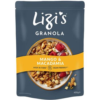 Lizi's - Granola, Wholegrain Mango & Macadamia Cereal (400g)