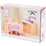 Le Toy Van Wooden Sugarplum Dining Room Dolls House Accessories Play Set Suitable For Ages 3+ me049