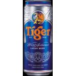 Tiger Lager Beer Can 490ml