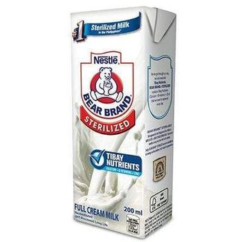 Nestle Bear Brand Sterilized Full Cream Milk 200ml