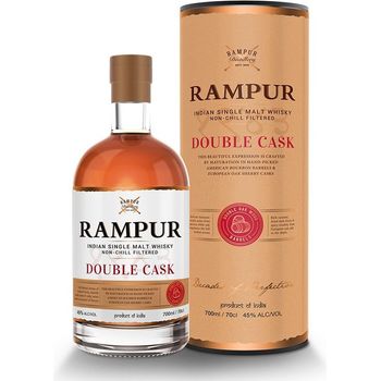 Rampur Double Cask Indian Single Malt Whisky 700ml ABV 45%