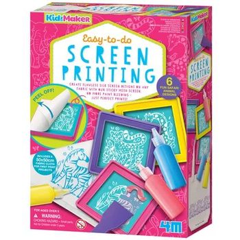 4M KidzMaker Easy to do Screen Printing