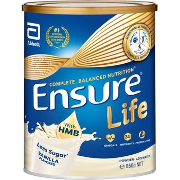 Abbott Ensure Life With Hmb Adult Milk Powder Vanilla