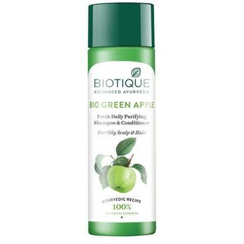 Biotique Shine And Gloss Shampoo And Conditioner Green Apple 120ml