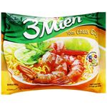 3 Mien Spicy Sour Shrimp Flavor Instant Noodles 65g
