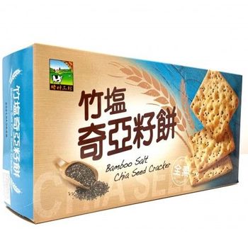Jia Her Bamboo Salt Chia Seed Cracker