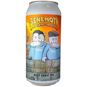 Behemoth Brewing Get Busy Hopping West Coast Ipa 440ml