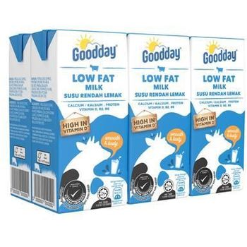 Goodday Low Fat Milk 6x200ML