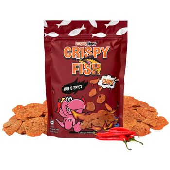 Lekor Bites Crispy Fish Hot And Spicy Chips 40g