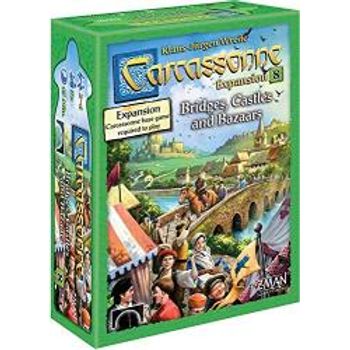 Z Man Carcassonne Expansion 8 Bridges Castles and Bazaars