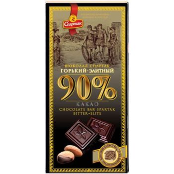 Spartak Chocolate Spartak Bitter Elite 90% 90g